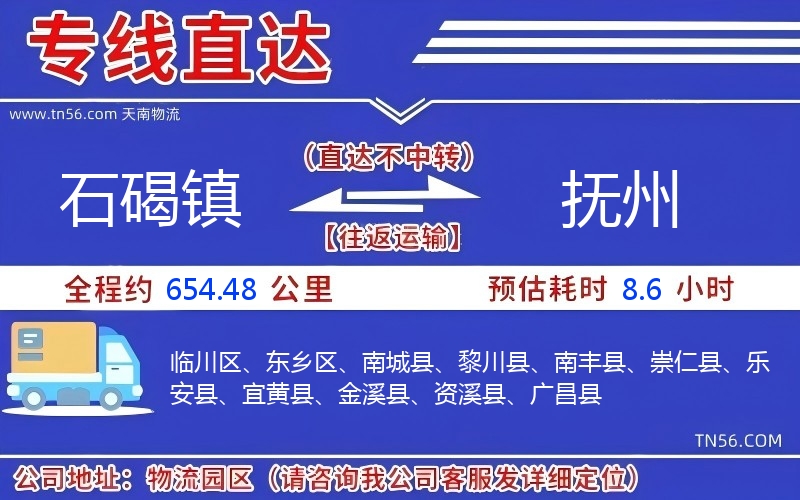 石碣镇到抚州物流公司